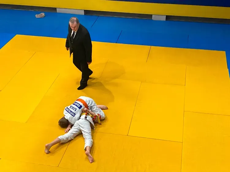 Боротьба у  поєдинку з дзюдо Південна ліга дзюдо