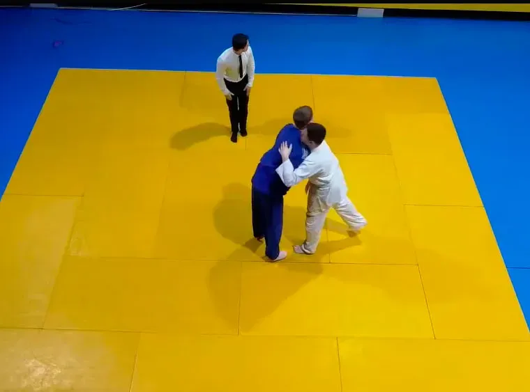 Боротьба у фінальному поєдинку дзюдо