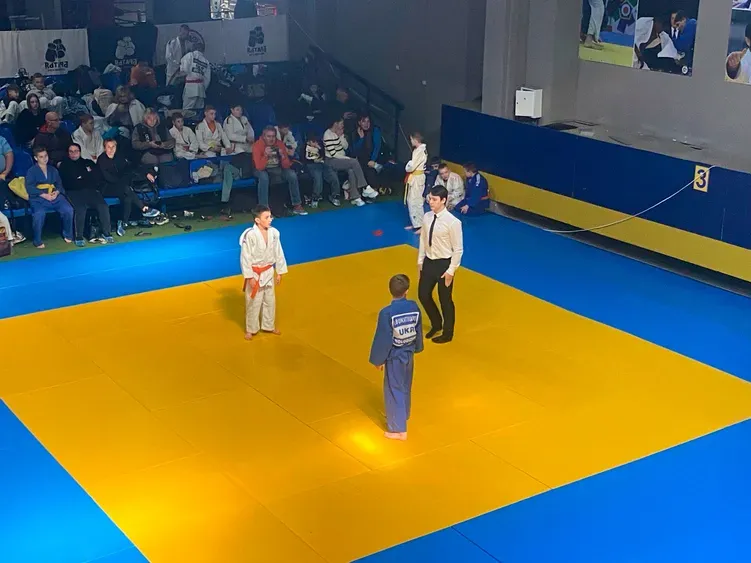 Судді уважно стежать за сутичкою