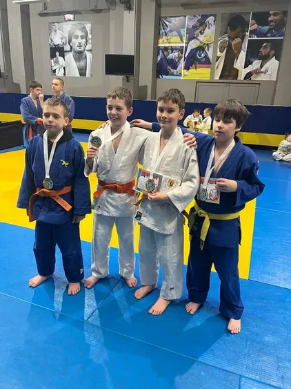 Призери юнаки дзюдо Південа діга змагання дзюдо