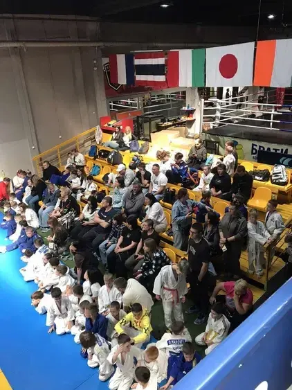 Глядачі турніру Південна ліга дзюдо Тур-4 на трибунах