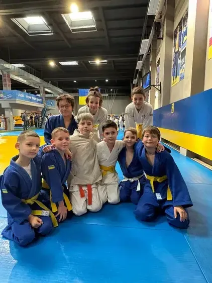 Спортивна команда клубу на турнірі Південна ліга дзюдо