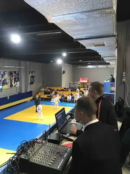 Судді турніру Південна ліга дзюдо Тур-4 на церемонії відкриття
